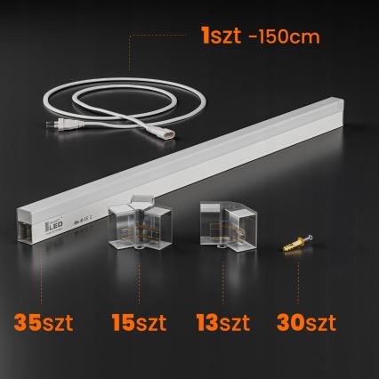 LED-kattovalaisin HEXAGON LED/350W/85-265V 4000K 313x298 cm CRI 90 IP44 valkoinen