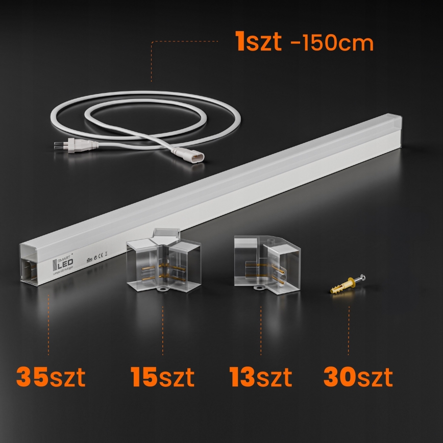 LED-kattovalaisin HEXAGON LED/350W/85-265V 4000K 313x298 cm CRI 90 IP44 valkoinen