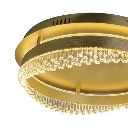 LED-kattovalaisin LED/36W/230V halkaisija 43 cm kullanvärinen