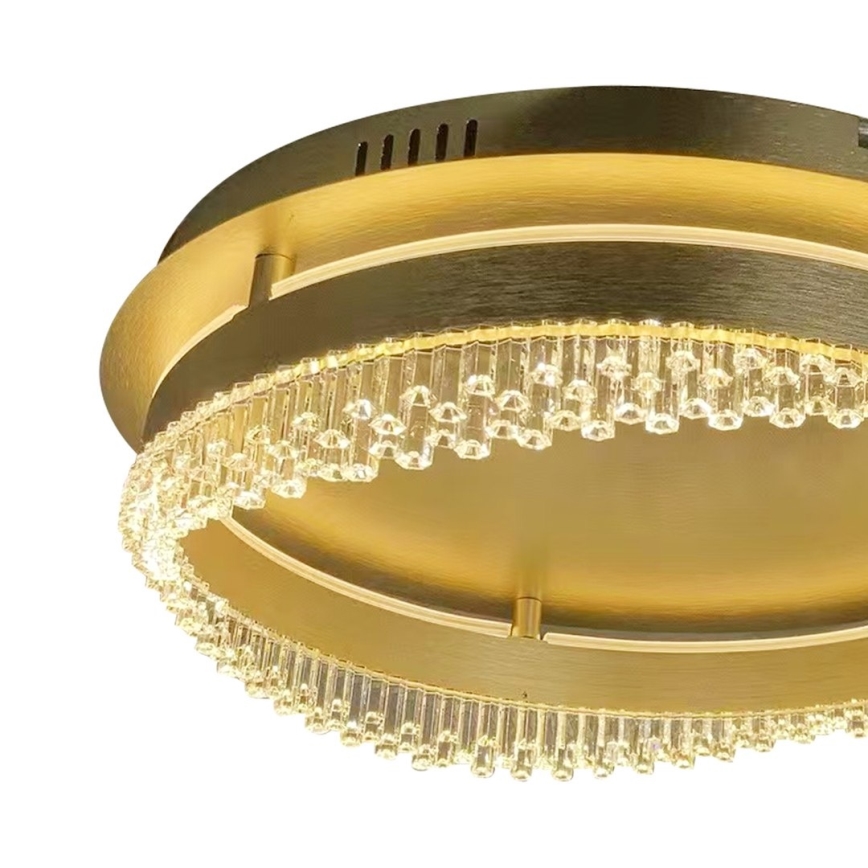 LED-kattovalaisin LED/36W/230V halkaisija 43 cm kullanvärinen