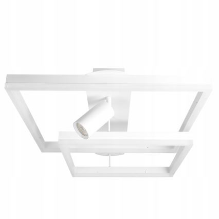 LED-kattovalaisin LED/38W/230V + 1xGU10/30W valkoinen