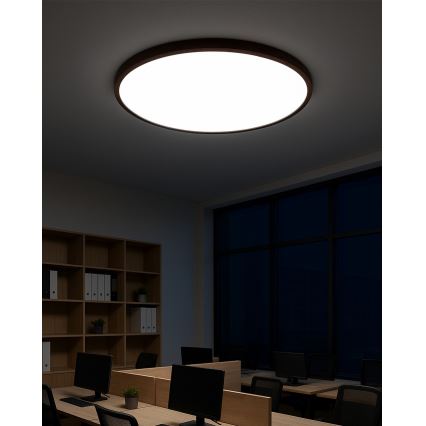 LED-kattovalaisin LED/40W/230V 3000/4000/6500K halkaisija 50 cm ruskea