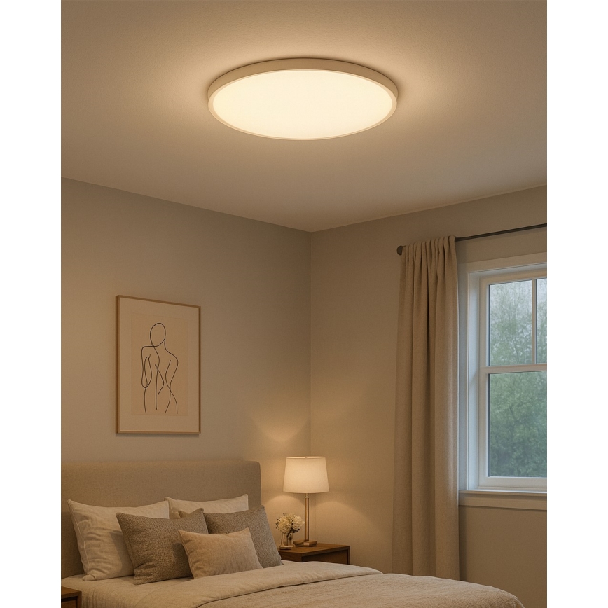 LED-kattovalaisin LED/40W/230V 3000/4000/6500K, halkaisija 50 cm, valkoinen