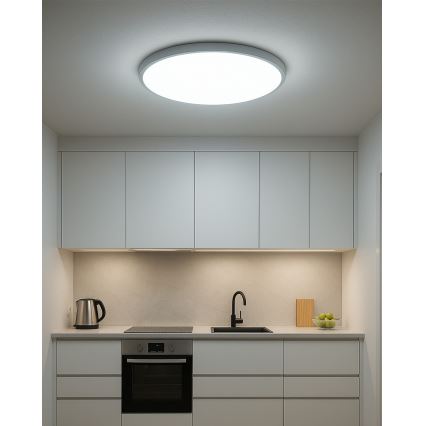 LED-kattovalaisin LED/40W/230V 3000/4000/6500K, halkaisija 50 cm, valkoinen