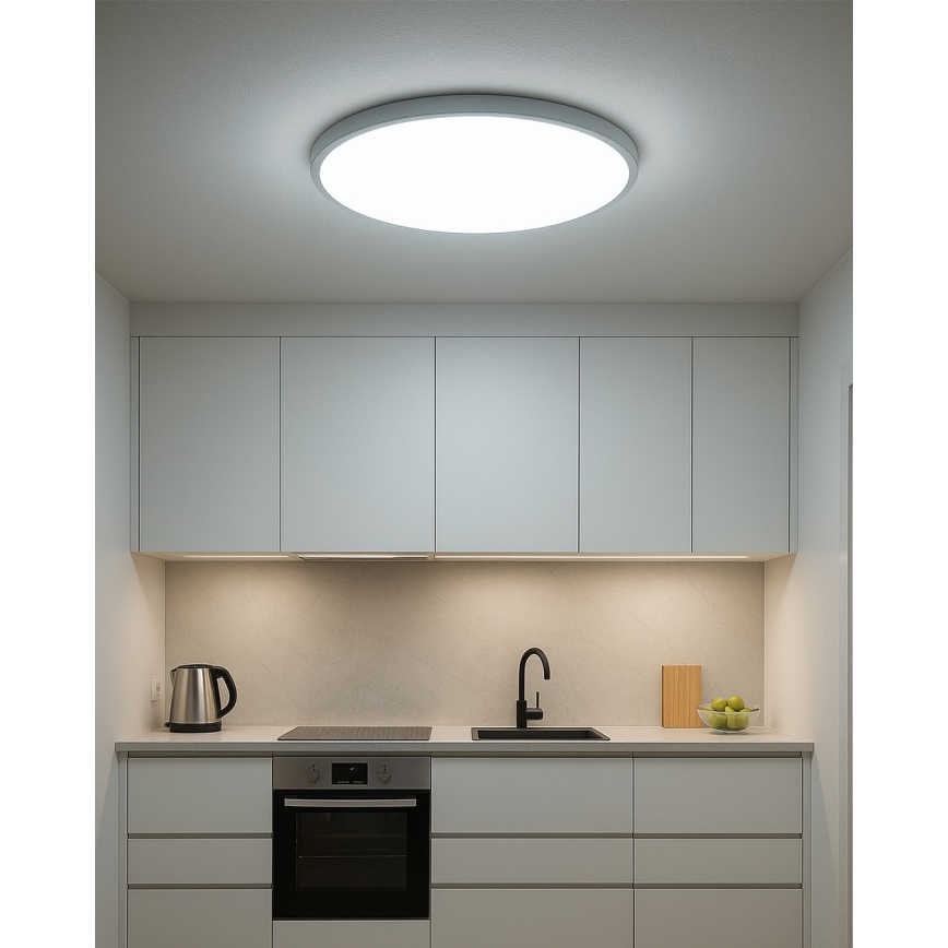LED-kattovalaisin LED/40W/230V 3000/4000/6500K, halkaisija 50 cm, valkoinen