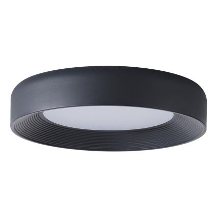 LED-kattovalaisin LED/40W/230V 3000K musta halkaisija 50 cm