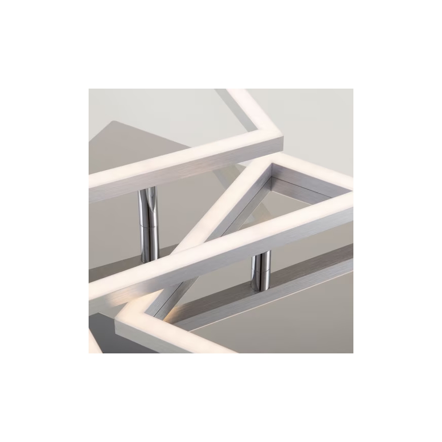 LED-kattovalaisin LED/42W/230V 3000K mattakromi