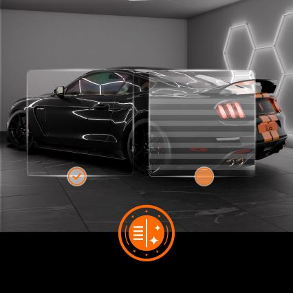 LED-kattovalaisin HEXAGON LED/696W/85-265V 6500K 484x243 cm CRI 90 IP44 valkoinen