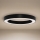 LED-kattovalaisin LED/80W/230V 3000/4000/6500K halkaisija 80 cm musta