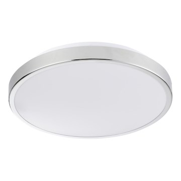 LED-kattovalaisin LIBRA LED/15W/230V 4000K halkaisija 29 cm kiiltävä kromi