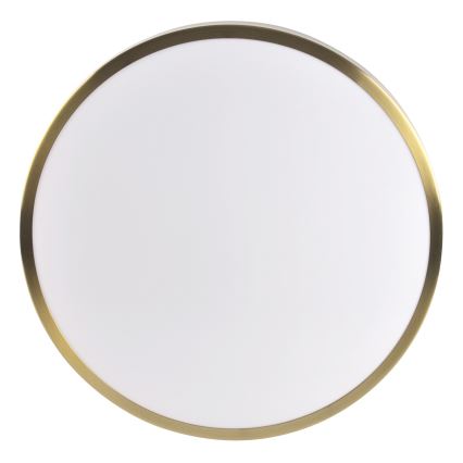 LED-kattovalaisin LIBRA LED/15W/230V 4000K halkaisija 29 cm kultainen