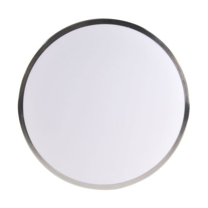LED-kattovalaisin LIBRA LED/15W/230V, halkaisija 29 cm, kiiltävä kromipinta