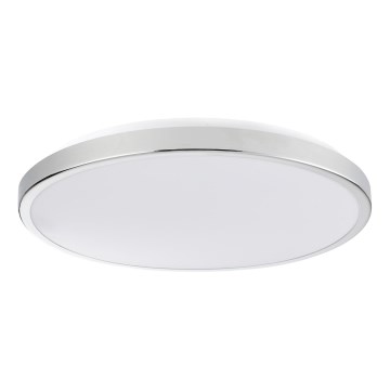 LED-kattovalaisin LIBRA LED/24W/230V 4000K, halkaisija 39 cm, kiiltävä kromi