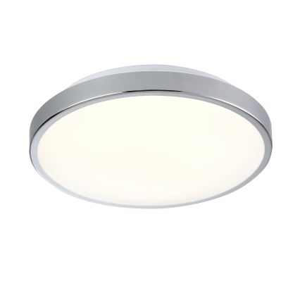 LED-kattovalaisin LIBRA LED/24W/230V 4000K, halkaisija 39 cm, kiiltävä kromi