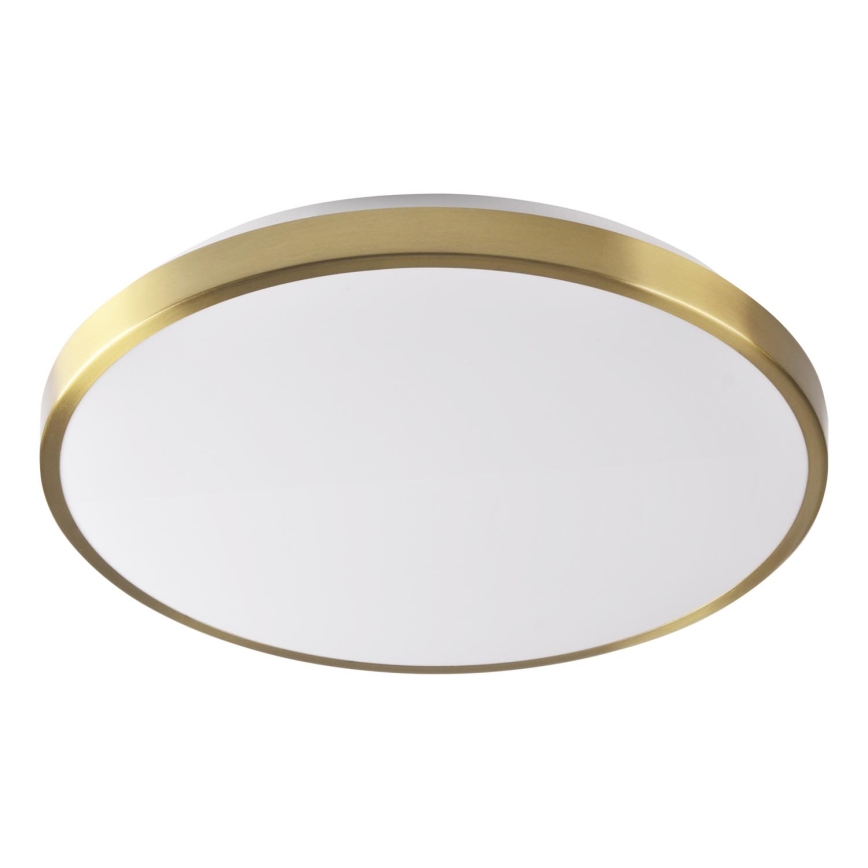 LED-kattovalaisin LIBRA LED/24W/230V 4000K, halkaisija 39 cm, kultainen