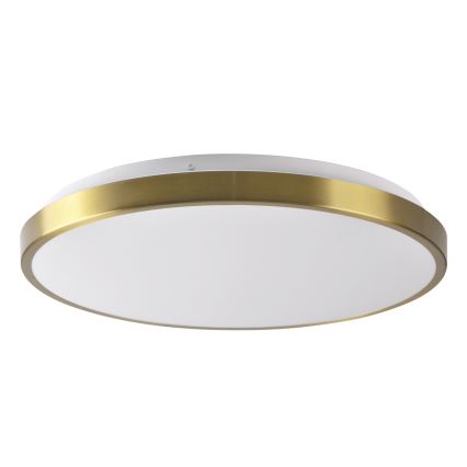 LED-kattovalaisin LIBRA LED/24W/230V 4000K, halkaisija 39 cm, kultainen