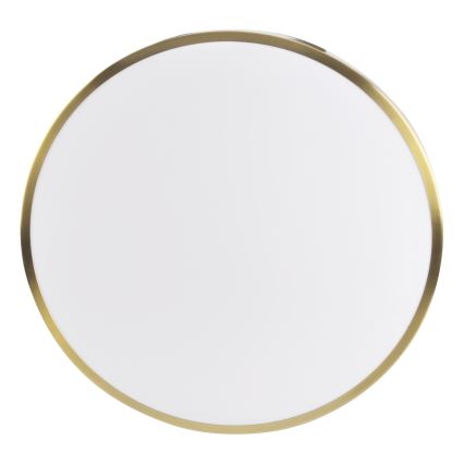 LED-kattovalaisin LIBRA LED/24W/230V 4000K, halkaisija 39 cm, kultainen