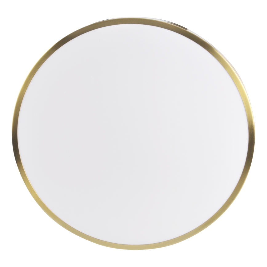 LED-kattovalaisin LIBRA LED/24W/230V 4000K, halkaisija 39 cm, kultainen