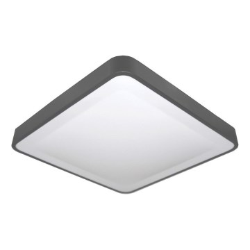 LED-kattovalaisin liike- ja hämärätunnistimella WILTON LED/24W/230V 4000K 33x33 cm antrasiitti
