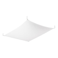 LED-kattovalaisin LUNA 2xG13/8,5W/230V 80x105 cm valkoinen