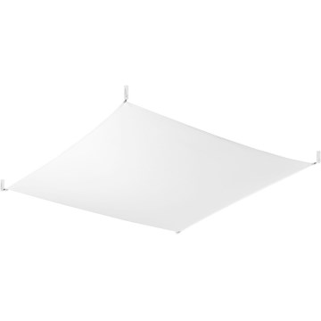 LED-kattovalaisin LUNA 6xG13/8,5W/230V 14x14 cm valkoinen