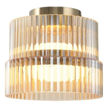 LED-kattovalaisin LUXE LED/12W/230V, halkaisija 14,8 cm, messinki