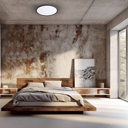 LED Kattovalaisin MAQ LED/50W/230V 3000/4000/6500K IP40 musta