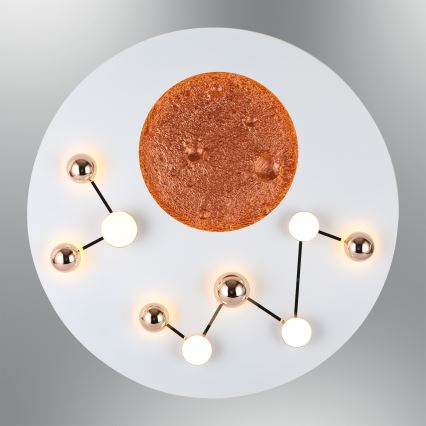LED-kattovalaisin MARS, 58 W, 230 V, 3000 K, valkoinen