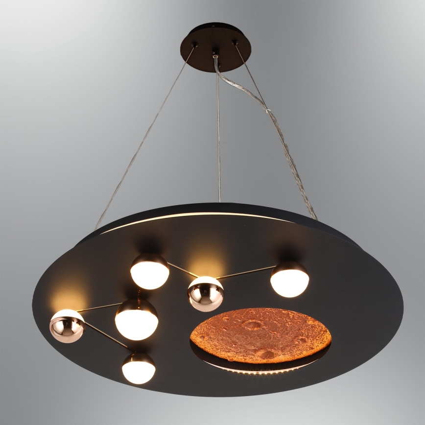 LED-kattovalaisin MARS LED/48W/230V 3000K musta