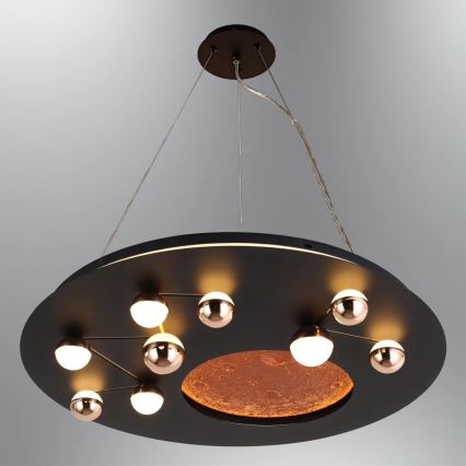 LED-kattovalaisin MARS LED/58W/230V 3000K musta