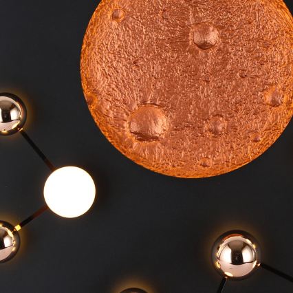 LED-kattovalaisin MARS LED/58W/230V 3000K musta