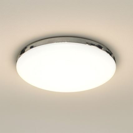 LED-kattovalaisin MAYA, 36 W / 230 V, Ø 50 cm, kiiltävä kromi