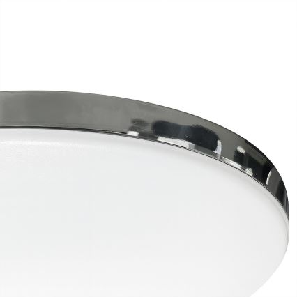 LED-kattovalaisin MAYA, 36 W / 230 V, Ø 50 cm, kiiltävä kromi