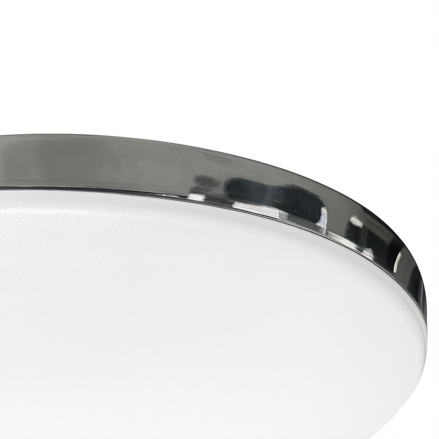 LED-kattovalaisin MAYA, 36 W / 230 V, Ø 50 cm, kiiltävä kromi