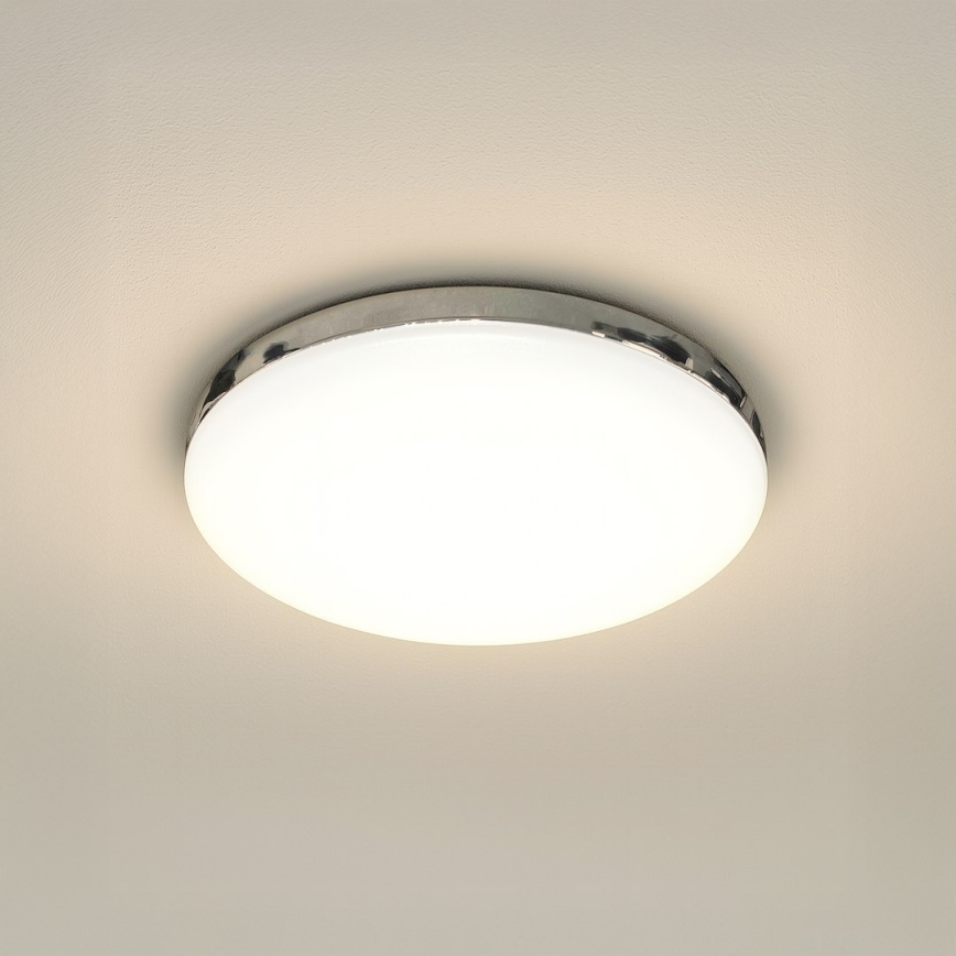 LED-kattovalaisin MAYA LED/10W/230V, Ø 26 cm, kiiltävä kromi