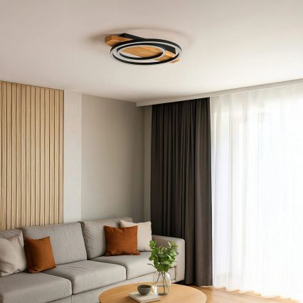 LED-kattovalaisin MELISA LED/28W/230V 30x40 cm mänty