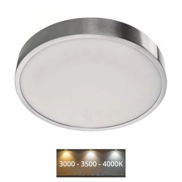 LED Kattovalaisin NEXXO LED/28,5W/230V 3000/3500/4000K halkaisija 30 cm kiiltävä kromi