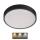 LED Kattovalaisin NEXXO LED/28,5W/230V 3000/3500/4000K halkaisija 30 cm musta