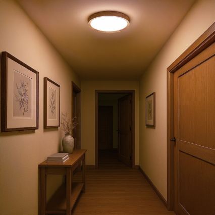 LED-kattovalaisin ORINOKO LED/36W/230V, halkaisija 48 cm, beige