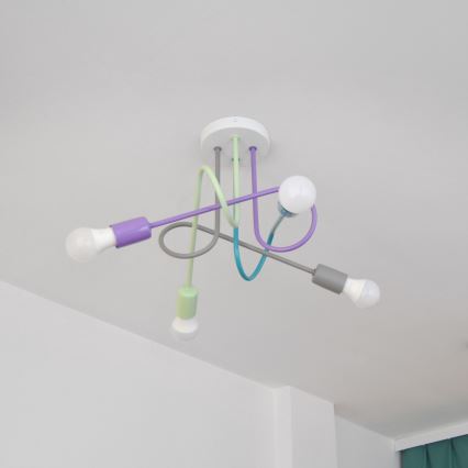 LED pinta kattovalaisin OXFORD 4xE27/10W/230V