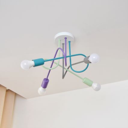 LED pinta kattovalaisin OXFORD 4xE27/10W/230V