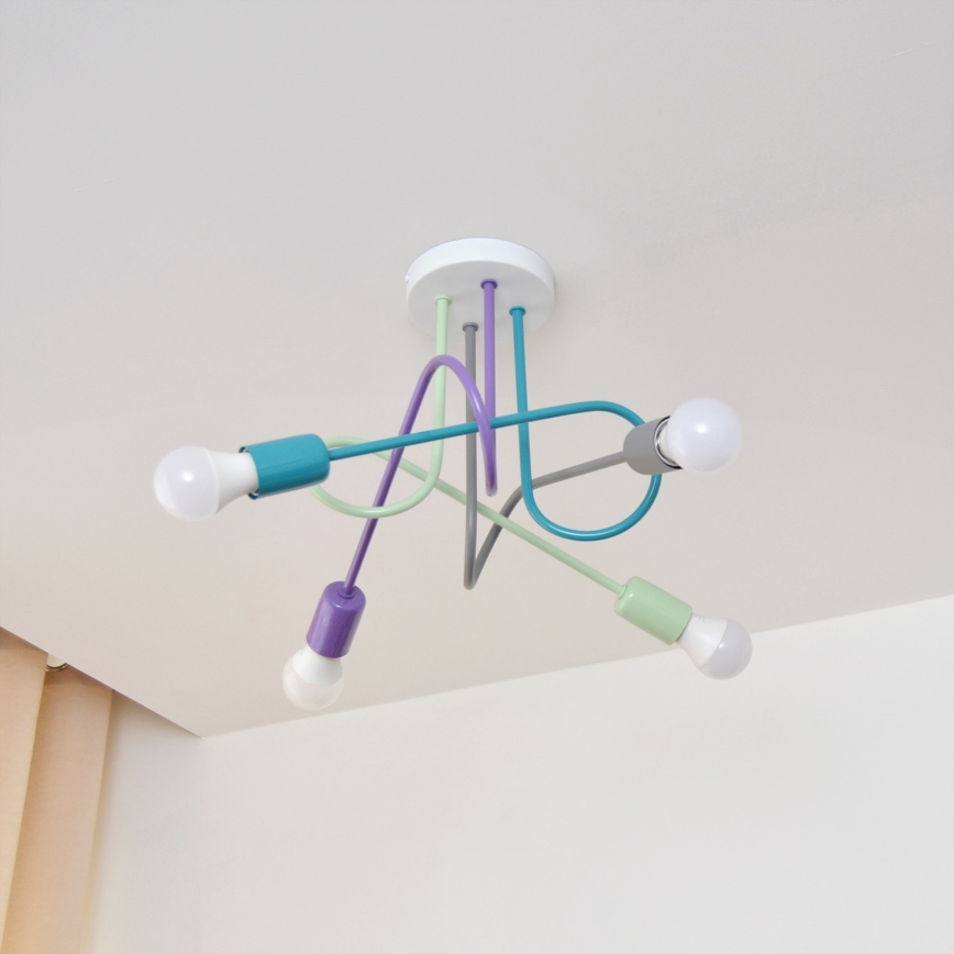 LED pinta kattovalaisin OXFORD 4xE27/10W/230V