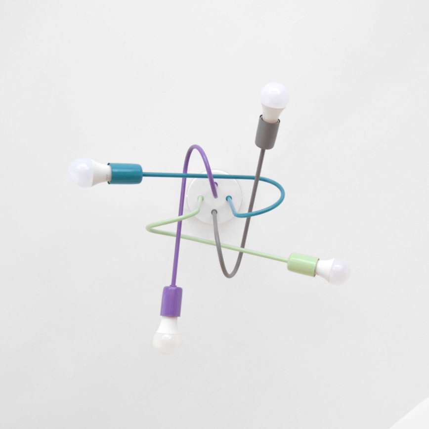 LED pinta kattovalaisin OXFORD 4xE27/10W/230V