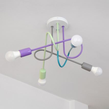 LED pinta kattovalaisin OXFORD 4xE27/10W/230V