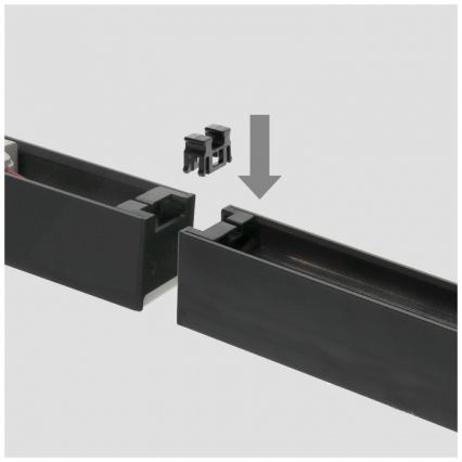 LED-kattovalaisin, pinta-asennettava/riippuvalaisin KOLINE LED/40W/230V 3000/4000/6500K 120 cm musta