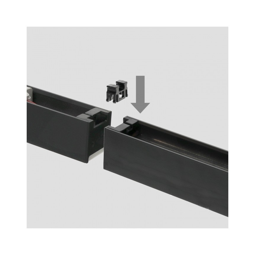 LED-kattovalaisin, pinta-asennettava/riippuvalaisin KOLINE LED/40W/230V 3000/4000/6500K 120 cm musta