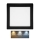 LED Kattovalaisin RAFA LED/18W/230V 3000/4000/6000K 22x22 cm musta