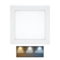 LED Kattovalaisin RAFA LED/18W/230V 3000/4000/6000K 22x22 cm valkoinen