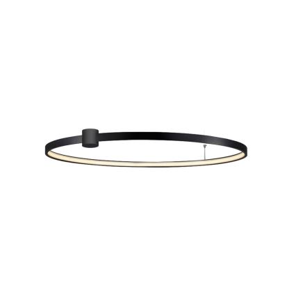 LED-kattovalaisin RING S LED/50W/230V 3000/4000/6000K Ø 90 cm musta