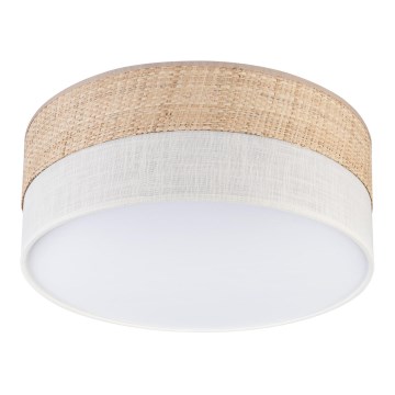 LED-kattovalaisin SIRJA BOHO LED/20W/230V 4000K halkaisija 35 cm beige/kermanvärinen